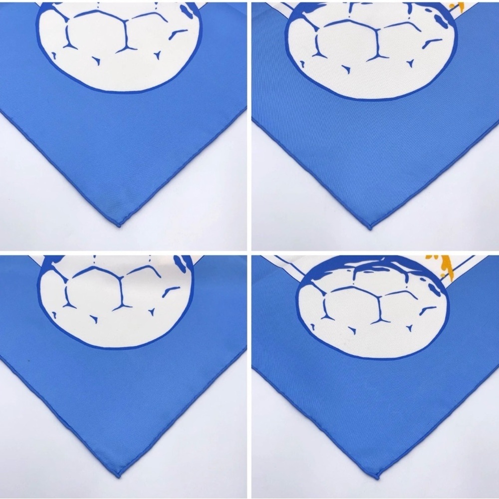 HERMES Limited Edition Rare Collectors Carre 90 “Vive Les Champions!” Silk Scarf - Picture 4 of 11